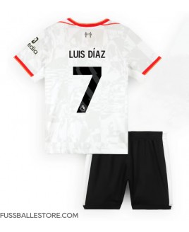 Günstige Liverpool Luis Diaz #7 3rd trikot Kinder 2024-25 Kurzarm (+ Kurze Hosen)